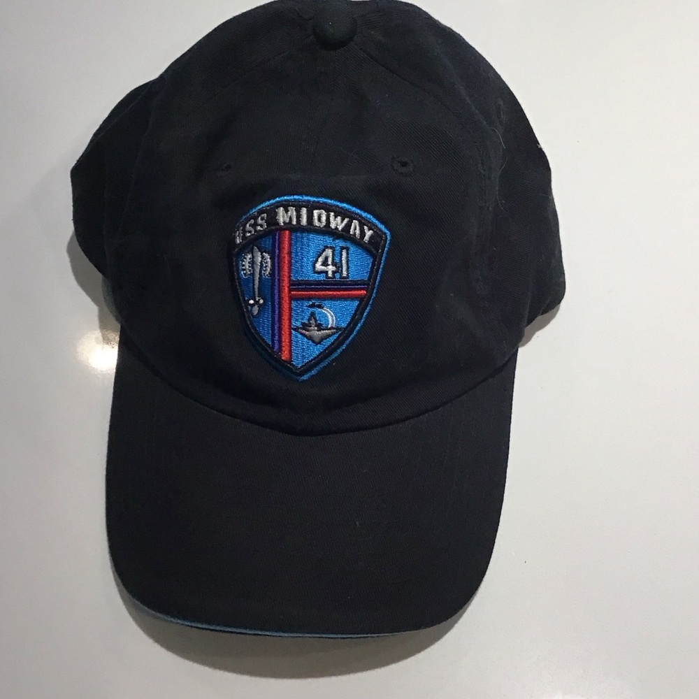 Black Cap with Embroidered Logo